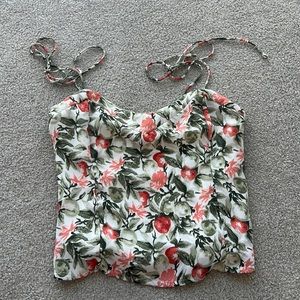 Abercrombie cutie top with tie straps